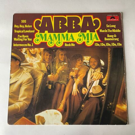 Винтажная виниловая пластинка LP ABBA АББА Mamma Mia (Германия 1975)