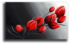Постер "Красные бутоны"