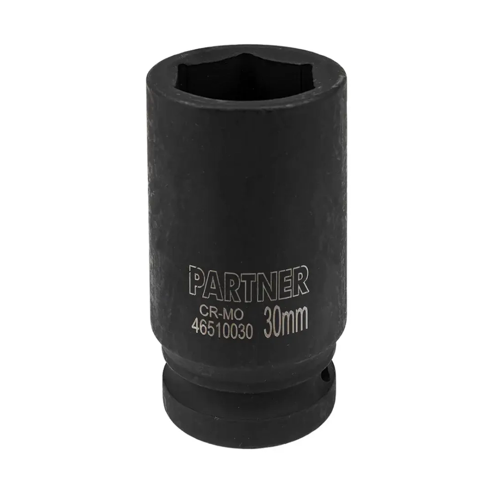 Головка ударная глубокая 30мм 3/4''6гр. Partner PA-46510030