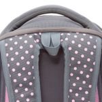 Ранец GRIZZLY анатомическая спинка, с брелоком, для девочек, "RABBIT", 36х29х18 см, RAf-292-3/2