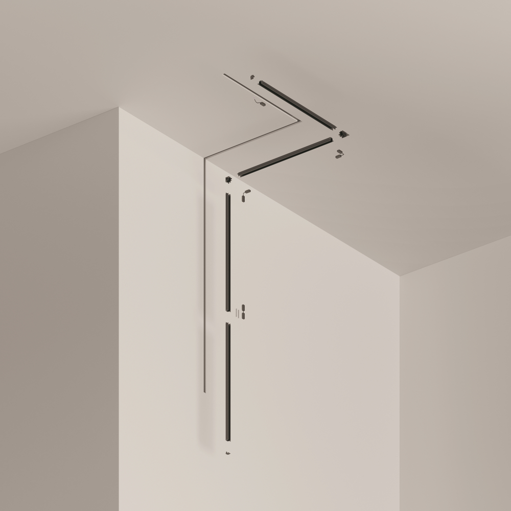 Шинопровод встраиваемый Technical TRA084MP-12B