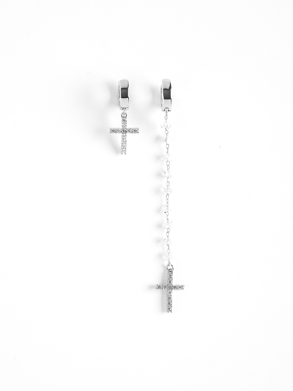 Серьги "Candy New" White Silver