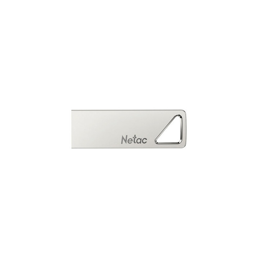 Флеш-драйв 64ГБ NETAC U326, USB 2.0, металлический корпус, серебристый