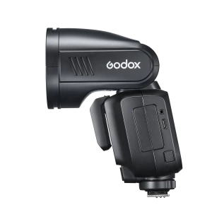 Вспышка накамерная Godox V100C TTL с круглой головкой для Canon