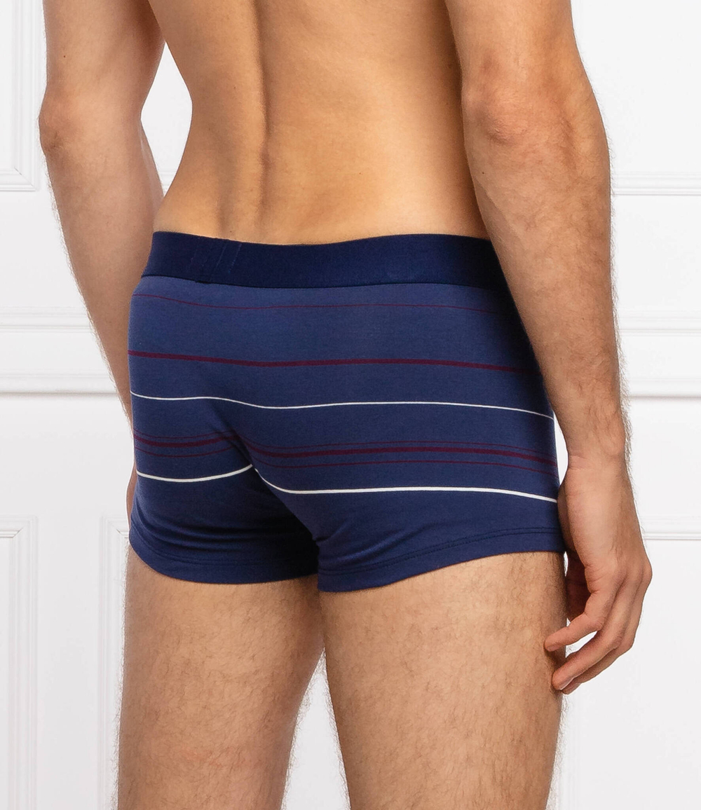 трусики-боксеры trunk stripe BOSS BLACK - темно-синий(50458356)