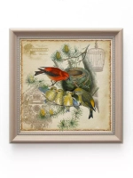 Картина на стену интерьерная на холсте 23х23см