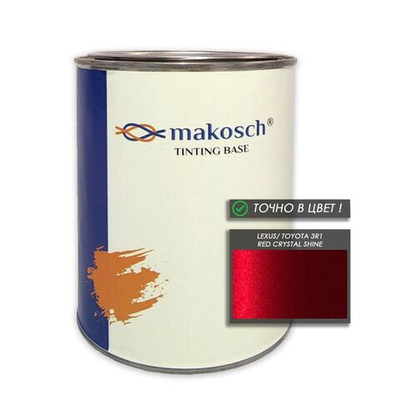 Автоэмаль makosch/LEXUS, TOYOTA 3R1, Базовая эмаль, красный, перламутр, 800мл.