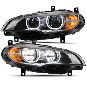 Передние светодиодные фары БМВ Х5/Х6 (Е70/Е71) 2007-2014 V1 type