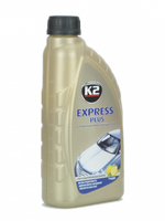 АВТОШАМПУНЬ С ВОСКОМ К2 EXPRESS PLUS RUSUA 1Л - ЛИМОН