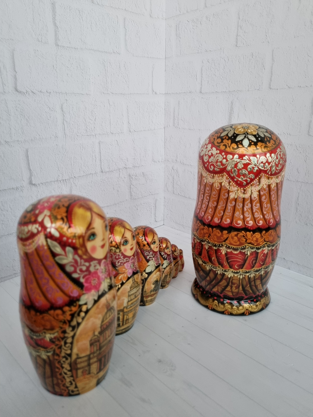 Матрешка "с видами города"  7мест