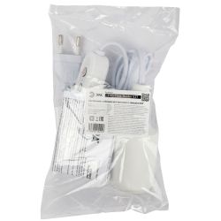 Светильник для растений ЭРА FITO-Time Holder E27 1,5 м с проводом и таймером для фитоламп с цоколем Е27 | Светильники для растений