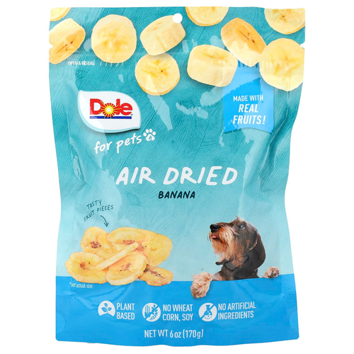 Dole for Pets, банан, сушеный на воздухе, 170 г (6 унций)