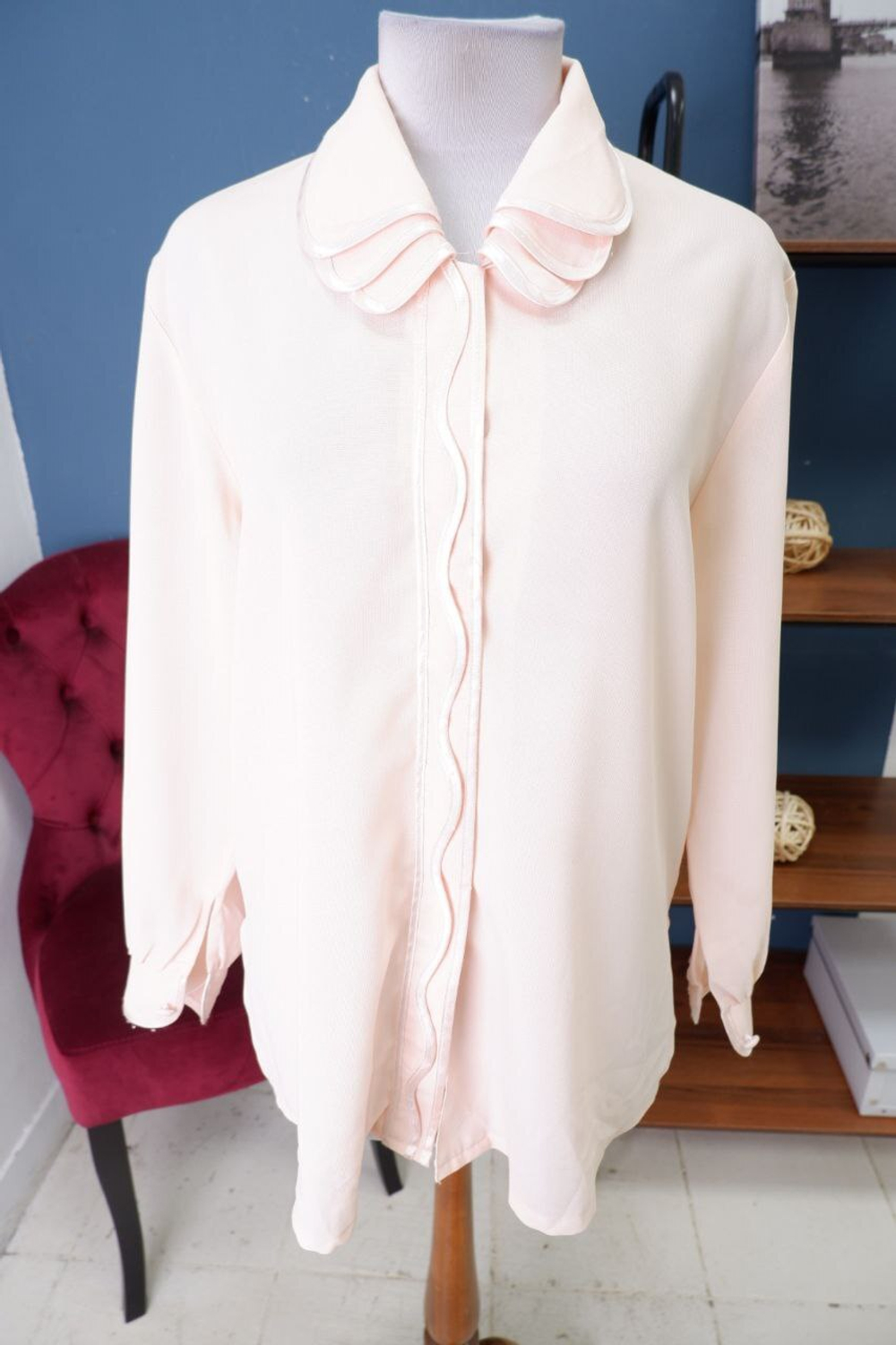 Блузка Jing Ying свободного кроя 52 размер