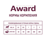 Влажный корм AWARD для щенков от 1 месяца паштет из телятины с овощами 400г