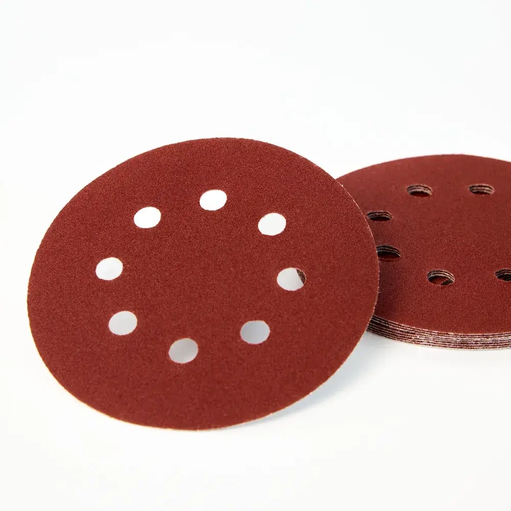 125мм А120 (14А 12/Р120) диск самозацепляющийся с отверстиями TSUNAMI (упак 5 шт)