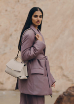 Сумка Polene Mokki EDITION TEXTURED CHALK