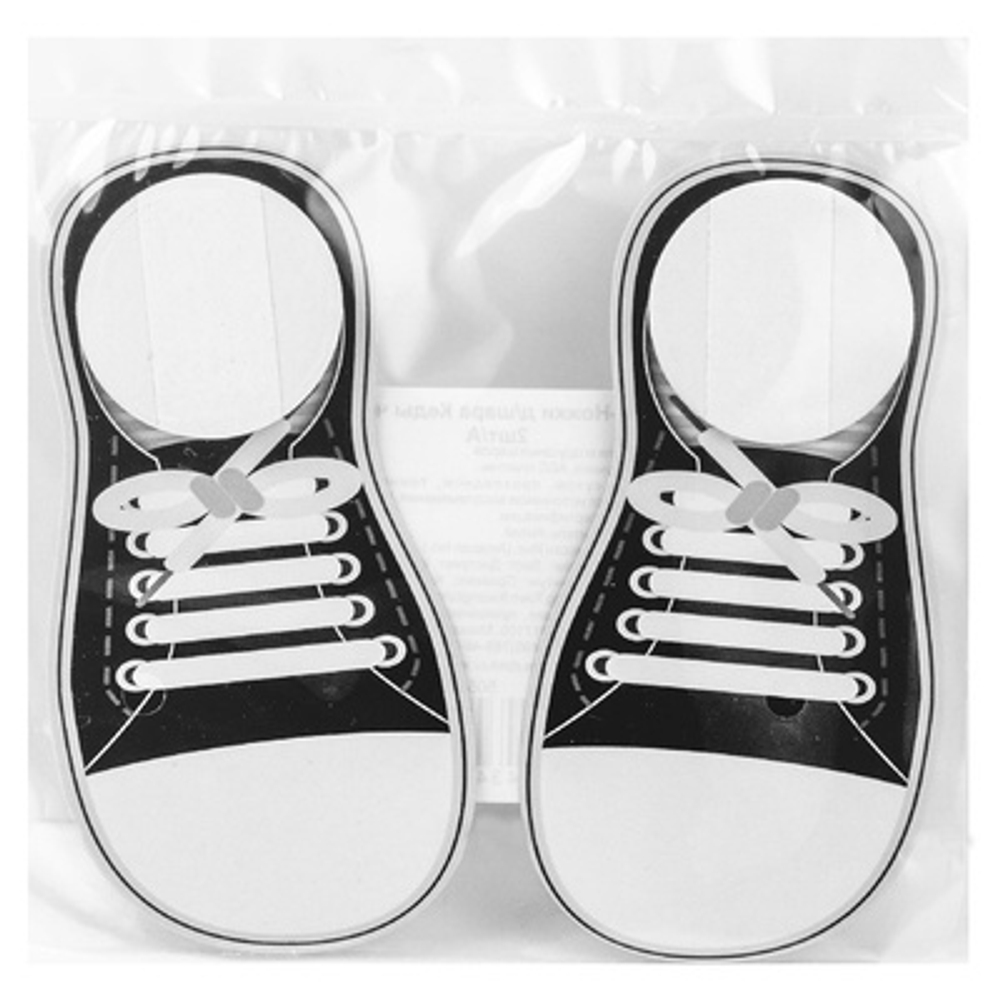 Грузик-Ножки д/шара Кеды черные 2шт/А