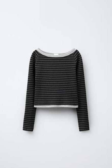 ZARA ФУТБОЛКА В ПОЛОСКУ, ПОЛОСКИ