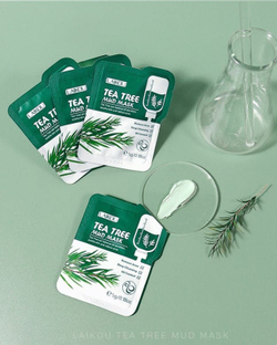 Глиняная маска для лица с маслом чайного дерева