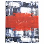 Тетрадь на кольцах А5 (180х220 мм), 80 л., под кожу, BRAUBERG VISTA, "Canvas", 112135