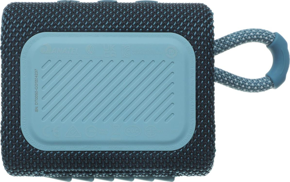 Колонка портативная JBL GO 3, 4.2Вт, синий [jblgo3blu]
