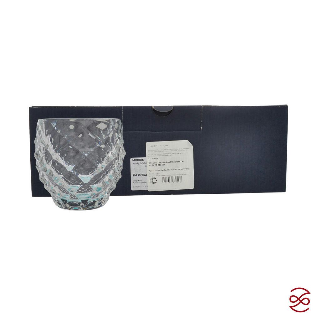 Набор стаканов ассорти Aurum Crystal Morres 340 мл
