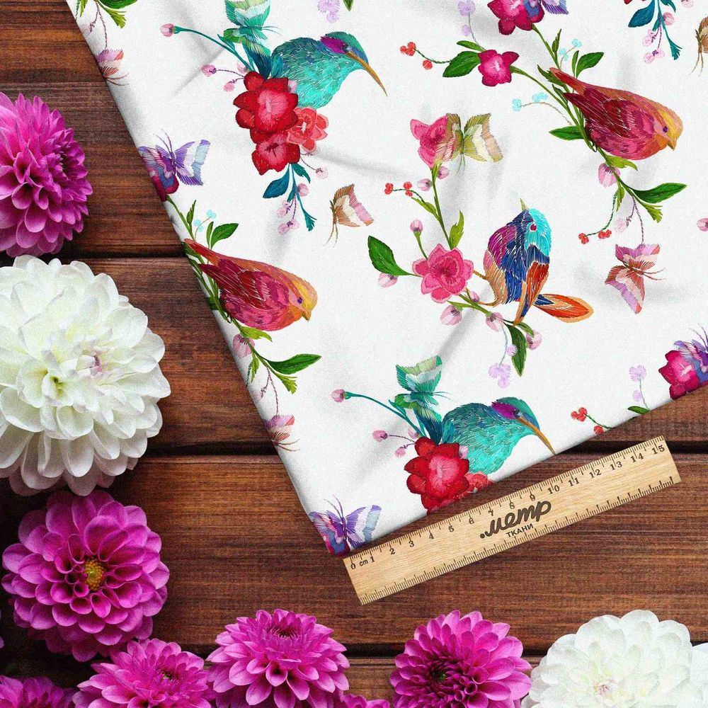 Ткань таффета птичьи споры