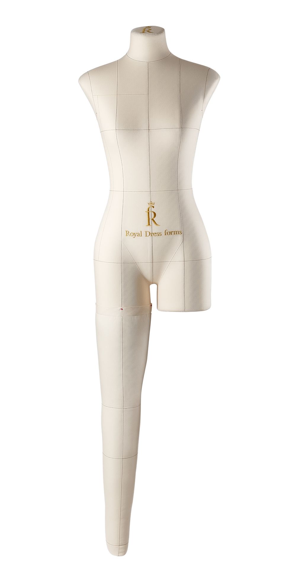 Нога бежевая для манекена Моника, размер 40