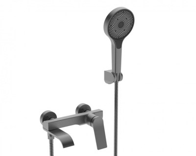 343531-G Смеситель од. для ванны кор. (ГРАФИТ) ViEiR (8/1шт)