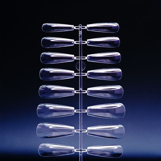 Гелевые типсы для наращивания (форма "балерина") 1 пластинка