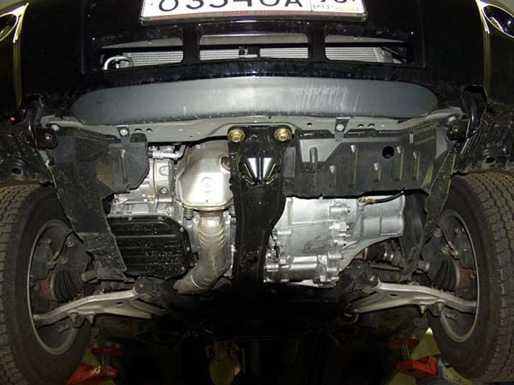 Защита картера и КПП Sheriff для Nissan X-Trail I (T30) 2001-2007 арт.15.0373
