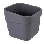 Горшок для цветов фактурный Hills 2,2л (d155, h145,5мм) (серый)