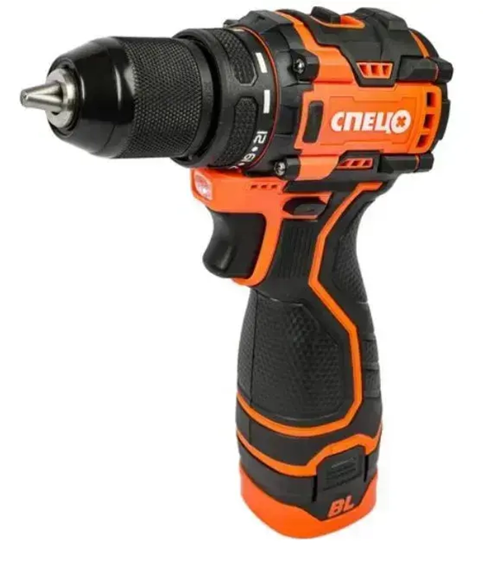 Дрель аккумуляторная СПЕЦ БДА-16-Б БЕСЩЕТОЧНАЯ (45Нм, 2АКБ х 2Ач, кейс)+ перчатки в ПОДАРОК