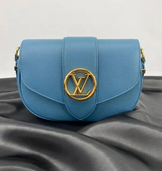 Сумка Louis Vuitton Pont 9 Soft PM синий