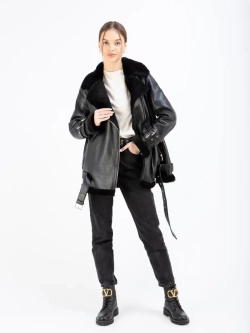 Дубленка женская натуральная зимняя