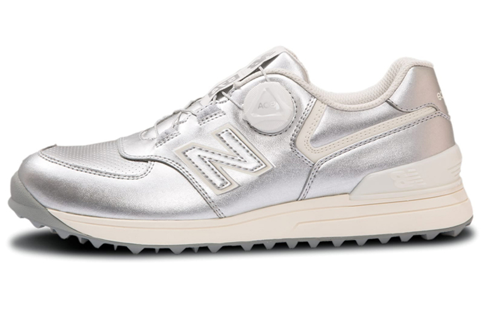 New Balance 574 V3 Boa Golf Shoes "Silver White" Women"s
