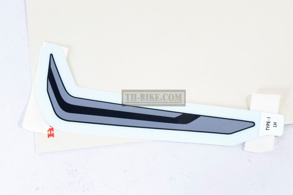 86648-KZZ-J00ZA. STRIPE D, L. MIDDLE COWL *TYPE1*. Honda CRF250Rally, Sticker OEM