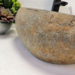 Раковина из речного камня RS-64128 (49*41*15) 0122