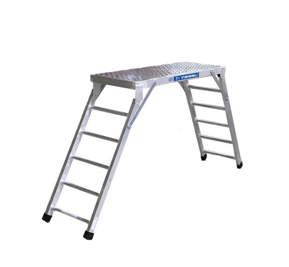 Подмости раскладные алюминиевые MEGAL ПРА - 1,2 (1,4 х 0,5)