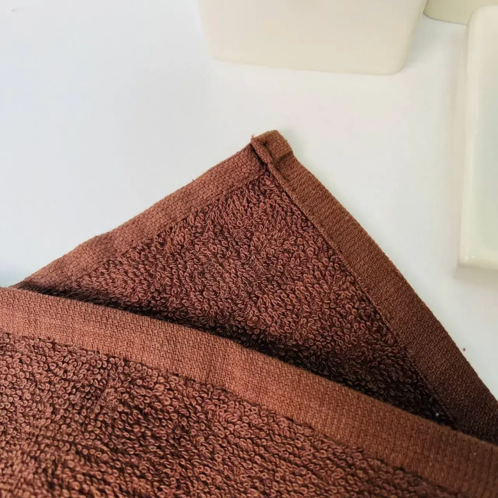 Полотенце махровое 30*50см «Vivien» цвет шоколад 10620 плотность 400гр/м2