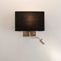Citiluх Декарт CL704301 Бра с чёрным абажуром и диммером
