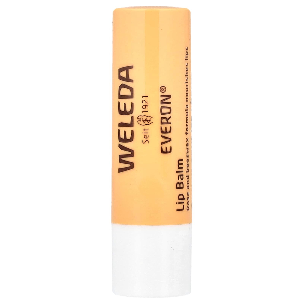 Weleda, Everon®, бальзам для губ, роза и пчелиный воск, 4,8 г (0,17 унции)