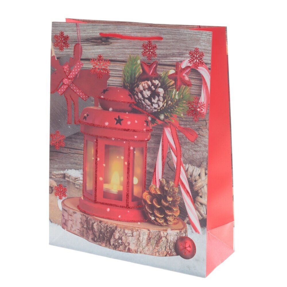 GAEM Пакет подарочный (бумага 210г/м2, блок микс 12шт), L31 W12 H40 см, 4в.