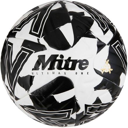 Мяч футб. MITRE Ultimax One, 5-B0152B99, р.5, FIFA PRO, 4 пан, ТПУ, термосшивка, бело-черный