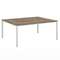 Стол-тандем 1800х1432х750 для 2 рабочих мест на металлокаркасе Lite VL-43