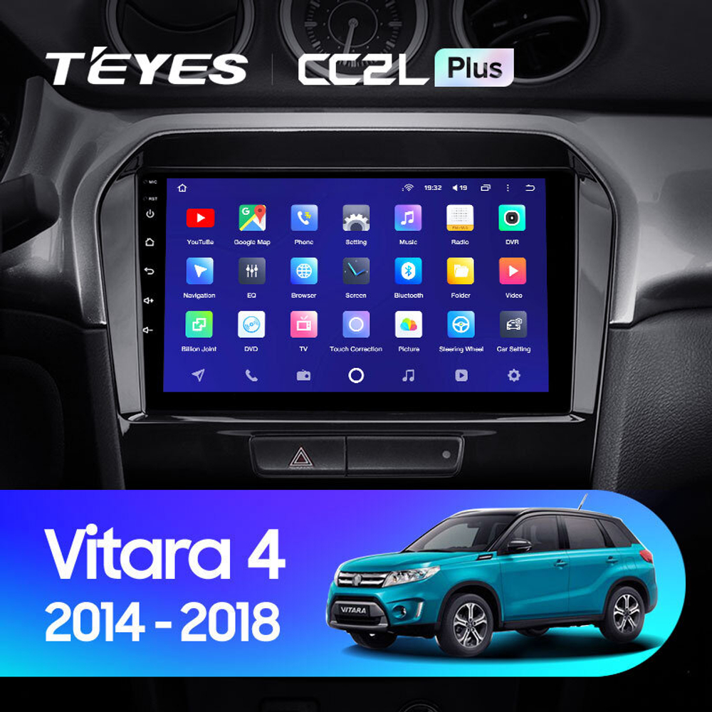 Teyes CC2L Plus 9" для Suzuki Vitara 2014-2018