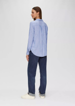 Блузка в полоску с воротником рубашки в непринужденной посадке s.Oliver