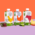 Serenity Kids, Фермерская индейка + розмарин с фиолетовой морковью, цукини и сельдереем, для детей от 6 месяцев, 99 г (3,5 унции)