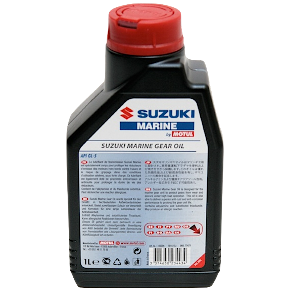 Трансмиссионное масло Suzuki Marine Gear Oil SAE90 1л API GL-5 102206 / 108879