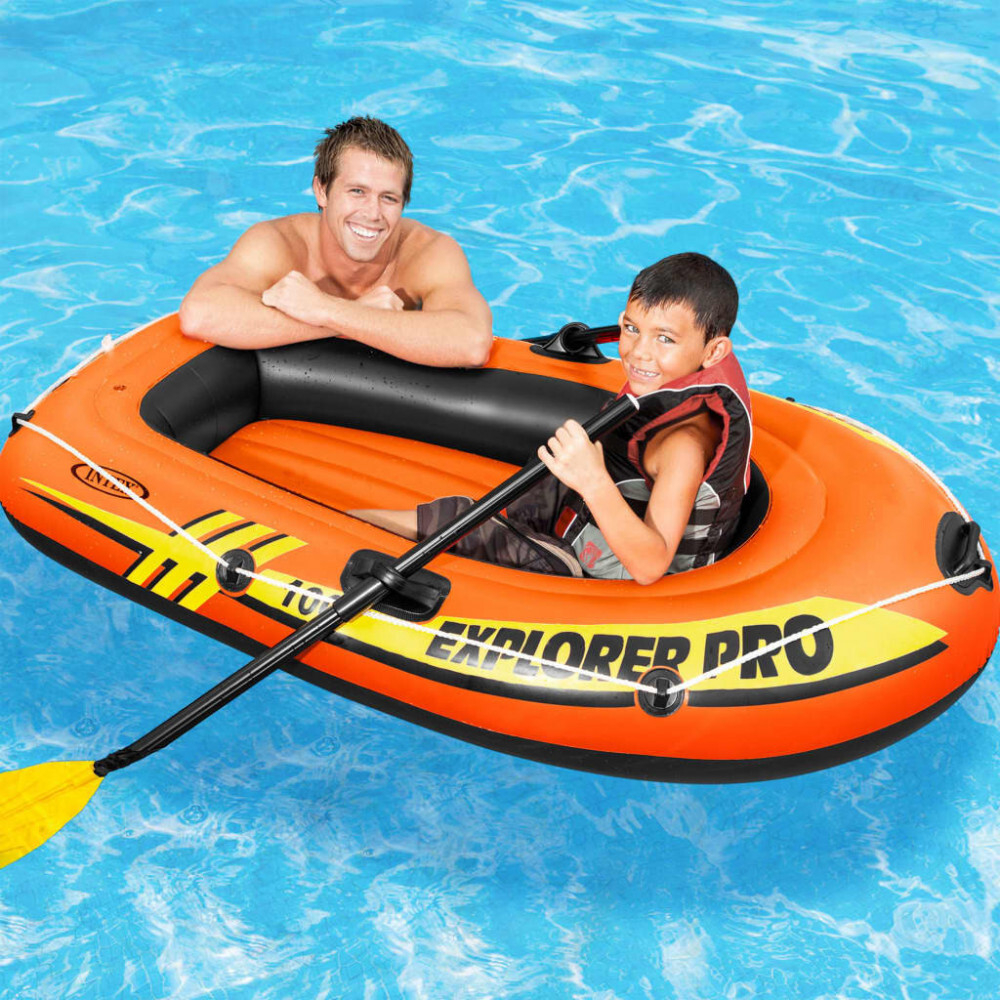 Лодка Intex Explorer Pro 100 ПВХ до 80кг